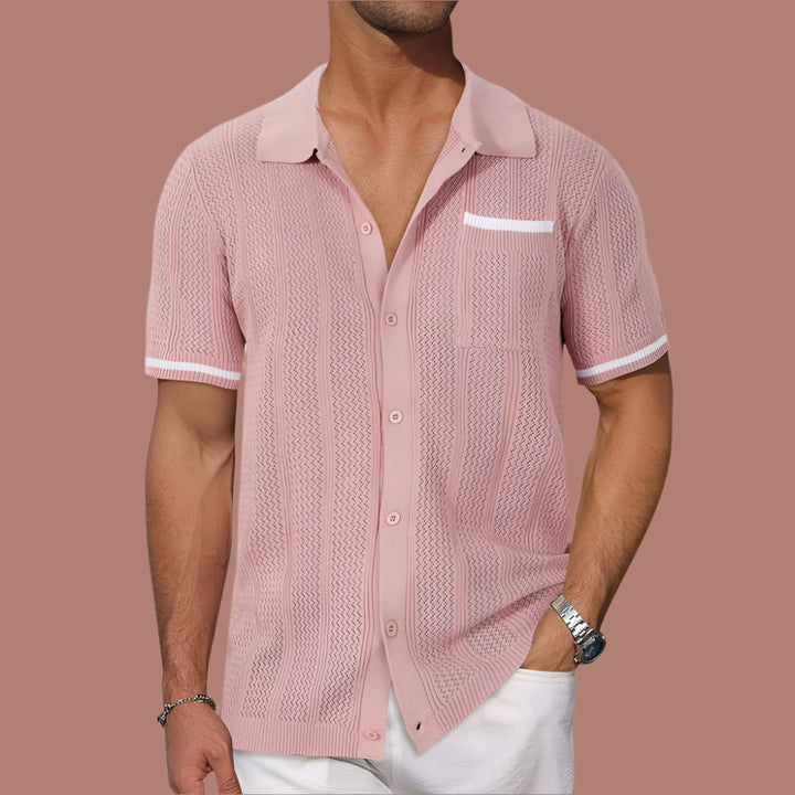 Oliver's - Sunset Knit Button-Up