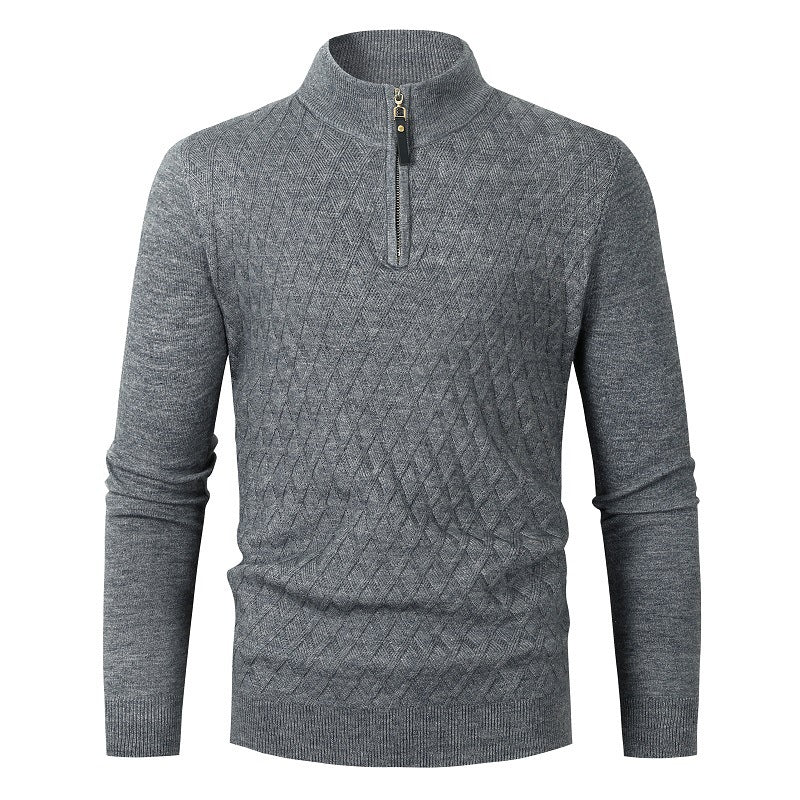 Ronan™ - Oakwood Zip Sweater