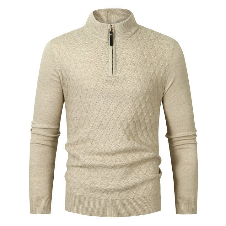 Ronan™ - Oakwood Zip Sweater