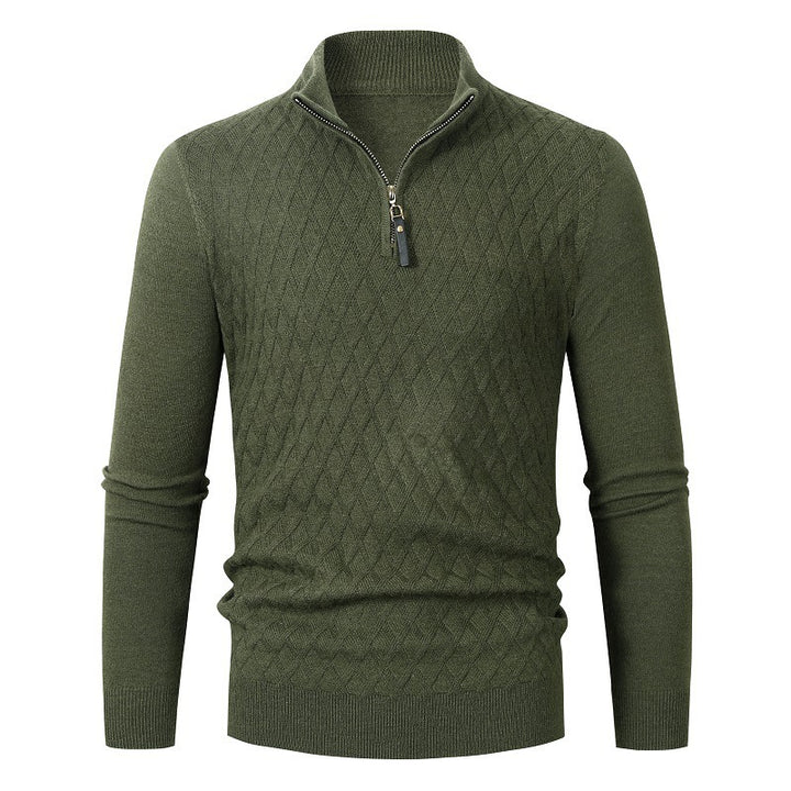 Ronan™ - Oakwood Zip Sweater