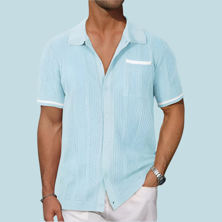 Oliver's - Sunset Knit Button-Up